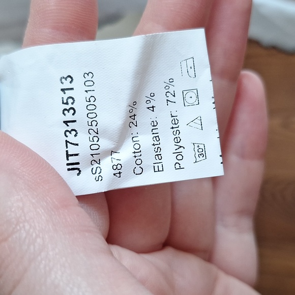 Shein Y2K Colorblock Geometric long sleeves crop top - Picture 3 of 3